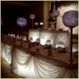 Touch of Elegance Head Tables
